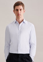 Slim Chemise Performance Imprimé in Bleu Clair |  Seidensticker Onlineshop