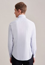 Slim Chemise Performance Imprimé in Bleu Clair |  Seidensticker Onlineshop