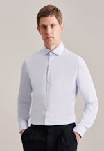 Slim Chemise Performance Imprimé in Bleu Clair |  Seidensticker Onlineshop