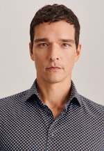 Slim Performance shirt Print in Green |  Seidensticker Onlineshop