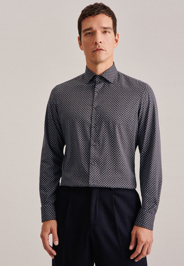 Slim Performance shirt Print in Green |  Seidensticker Onlineshop