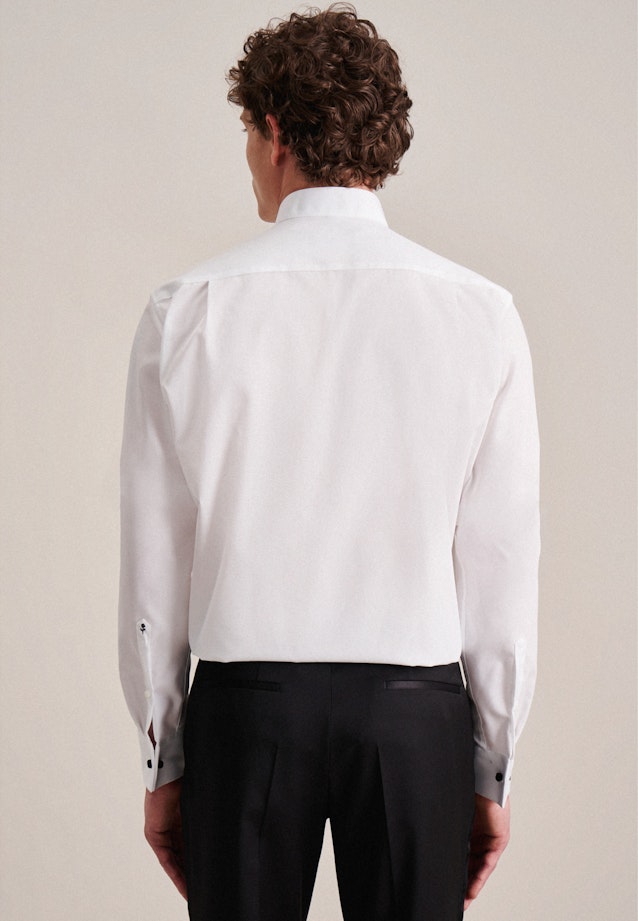 Chemise de soirée Regular Col Cassé  manches extra-longues in Blanc | Seidensticker Onlineshop