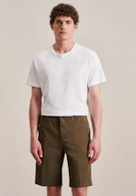 Regular Short Chino Uni in Vert |  Seidensticker Onlineshop