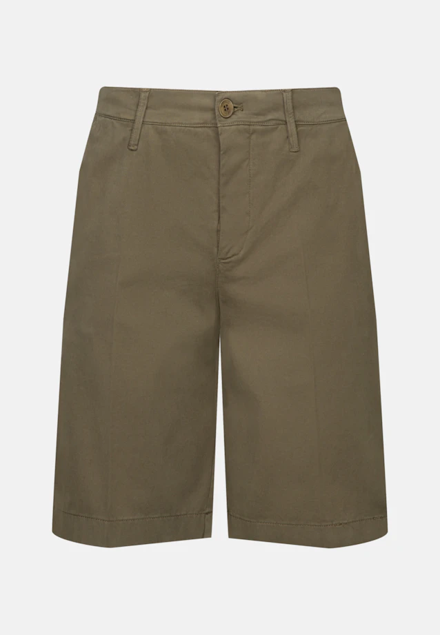 Regular Short Chino Uni in Vert |  Seidensticker Onlineshop