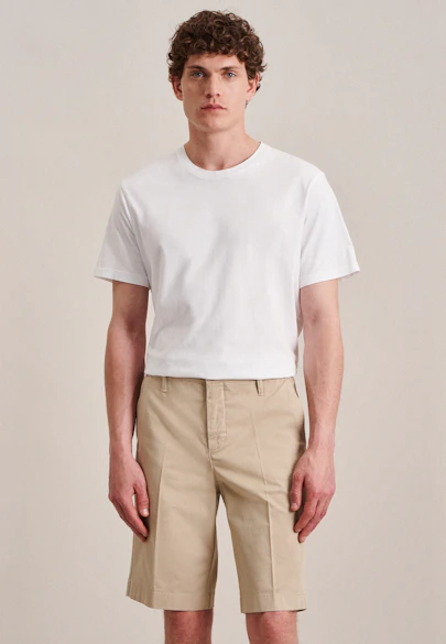 Regular Short Chino Uni in Marron |  Seidensticker Onlineshop