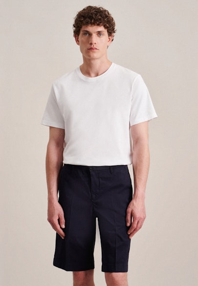 Regular Chinoshorts Uni in Dunkelblau |  Seidensticker Onlineshop