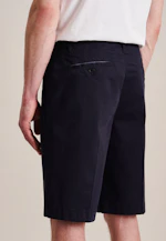 Regular Short Chino Uni in Bleu Foncé |  Seidensticker Onlineshop