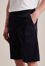 Regular Short Chino Uni in Bleu Foncé |  Seidensticker Onlineshop