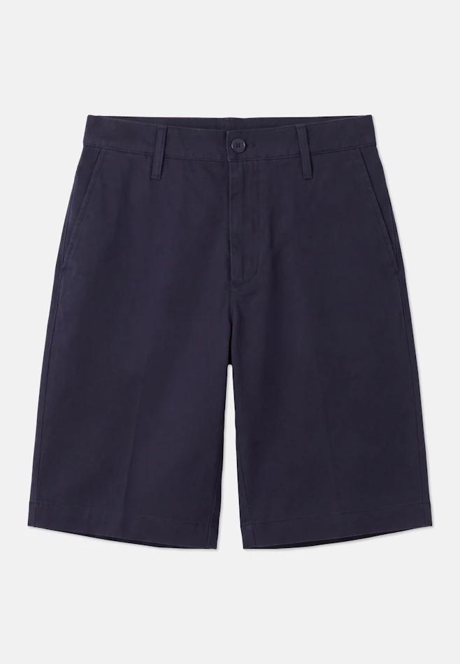 Regular Chinoshorts Uni in Dunkelblau | Seidensticker Onlineshop