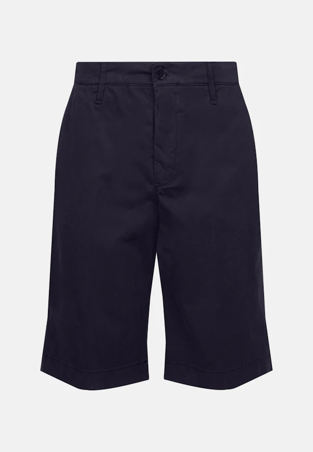Regular Short Chino Uni in Bleu Foncé |  Seidensticker Onlineshop