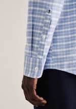 Twill Casual Hemd in Regular mit Button-Down-Kragen in Hellblau |  Seidensticker Onlineshop