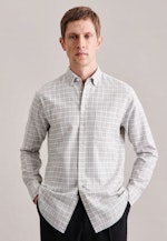 Regular Casual shirt Check in Grey |  Seidensticker Onlineshop