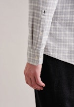 Twill Casual Hemd in Regular mit Button-Down-Kragen in Grau |  Seidensticker Onlineshop