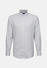 Twill Casual Hemd in Regular mit Button-Down-Kragen in Grau |  Seidensticker Onlineshop