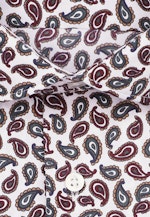 Slim Chemise Performance Paisley in Rouge |  Seidensticker Onlineshop