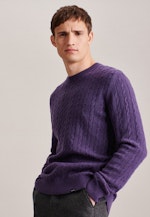 Crew Neck Pullover in Purple |  Seidensticker Onlineshop