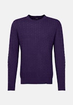 Crew Neck Pullover in Purple |  Seidensticker Onlineshop