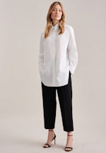 Blouse longue Twill (sergé) in Blanc |  Seidensticker Onlineshop