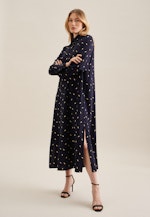 Crepe Maxi (ankle length) Dress in Dark Blue |  Seidensticker Onlineshop