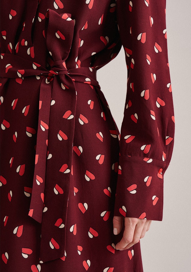 Krepp Maxi Kleid in Rosa/Pink |  Seidensticker Onlineshop