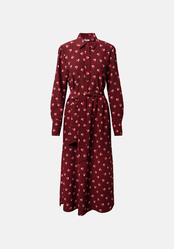 Krepp Maxi Kleid in Rosa/Pink |  Seidensticker Onlineshop