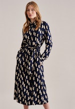 Collar Dress in Dark Blue |  Seidensticker Onlineshop