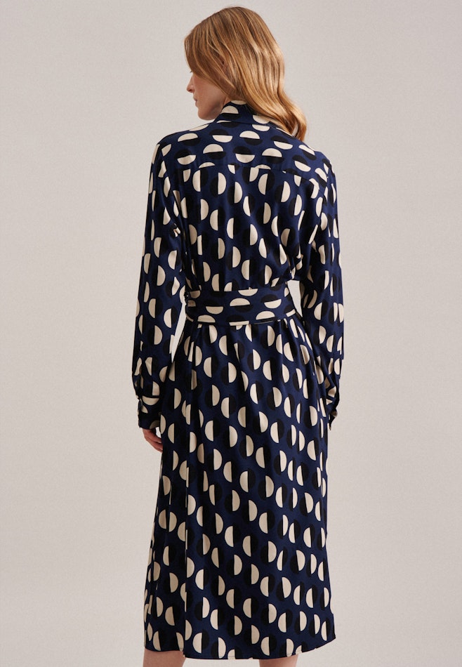 Collar Dress in Dark Blue | Seidensticker online shop