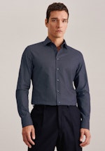 X-Slim Business shirt Paisley in Dark Blue |  Seidensticker Onlineshop