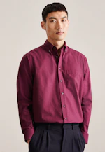 Regular Chemise d'affaires Uni in Rouge |  Seidensticker Onlineshop