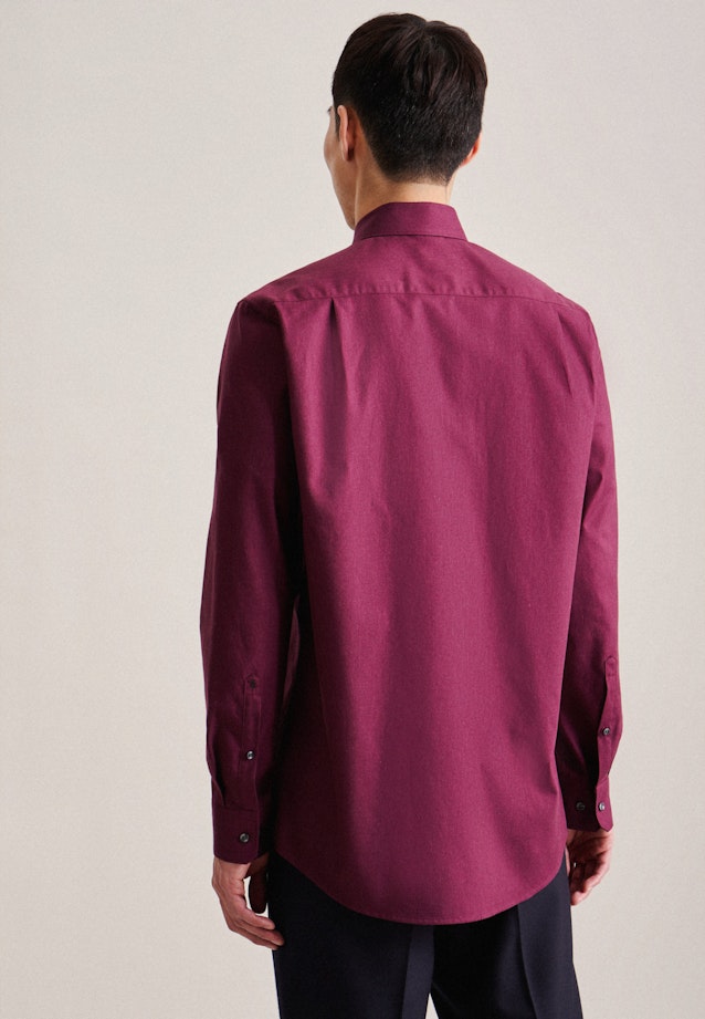 Twill Business Hemd in Regular mit Button-Down-Kragen in Rot | Seidensticker Onlineshop