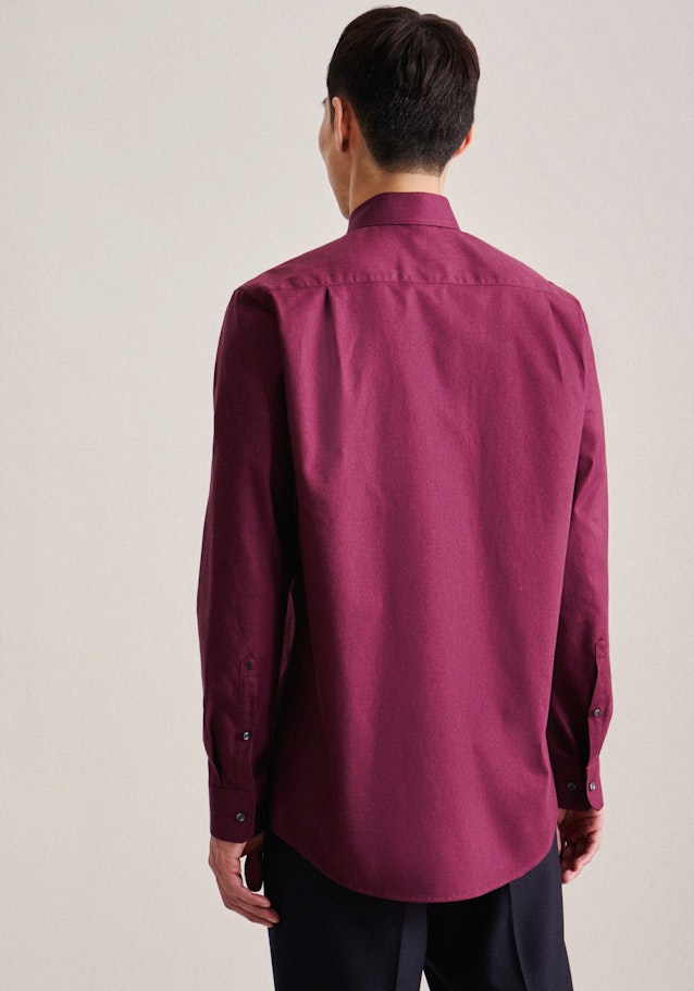 Business Shirt in Regular with Button-Down-Collar in Red |  Seidensticker Onlineshop