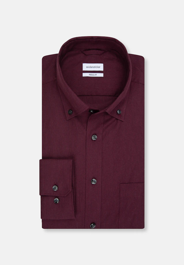 Regular Chemise d'affaires Uni in Rouge |  Seidensticker Onlineshop