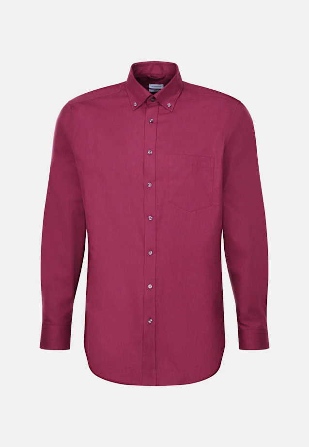 Regular Chemise d'affaires Uni in Rouge |  Seidensticker Onlineshop