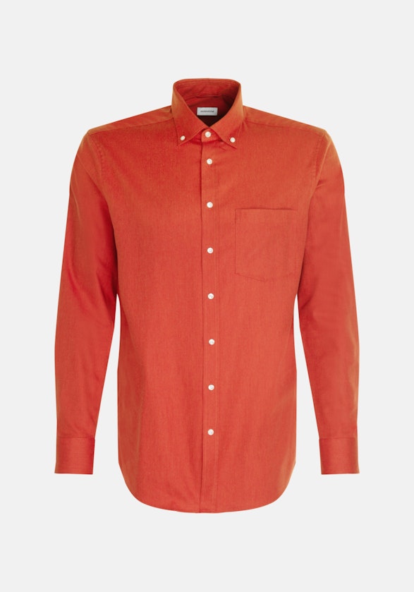Regular Chemise d'affaires Uni in Orange | Seidensticker Onlineshop