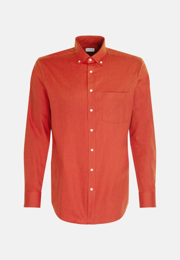 Regular Chemise d'affaires Uni in Orange |  Seidensticker Onlineshop