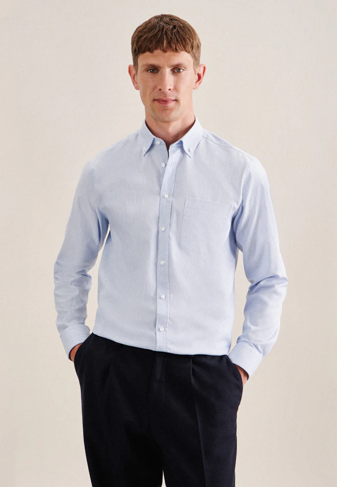 Regular Business Hemd Uni in Hellblau | Seidensticker Onlineshop