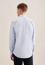 Twill Business Hemd in Regular mit Button-Down-Kragen in Hellblau |  Seidensticker Onlineshop