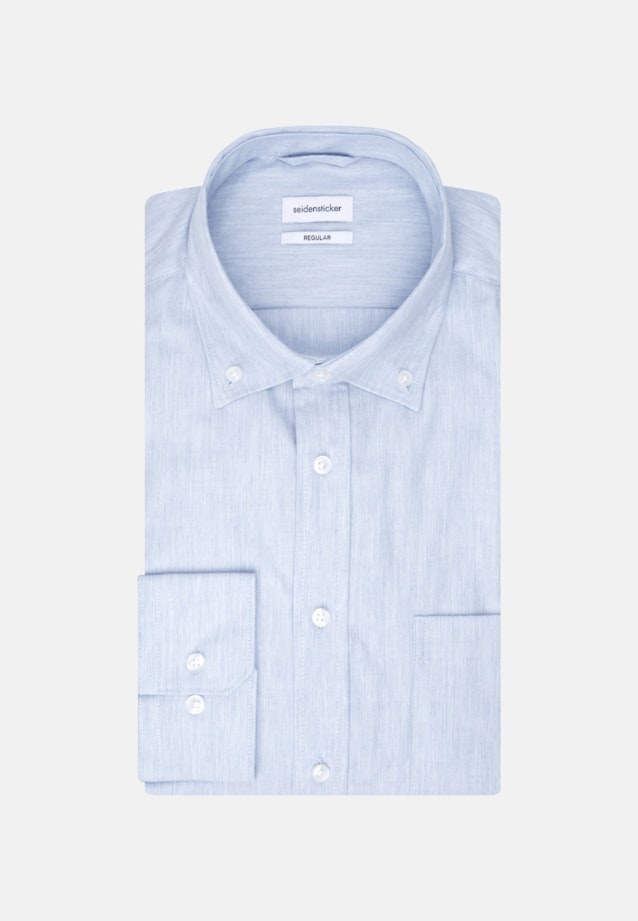 Business overhemd in Regular with Button-Down-Kraag in Lichtblauw |  Seidensticker Onlineshop