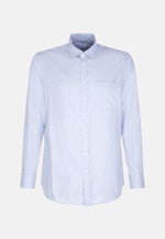 Twill Business Hemd in Regular mit Button-Down-Kragen in Hellblau |  Seidensticker Onlineshop