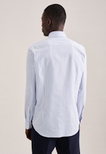 Shaped Chemise d'affaires rayures in Bleu Clair |  Seidensticker Onlineshop