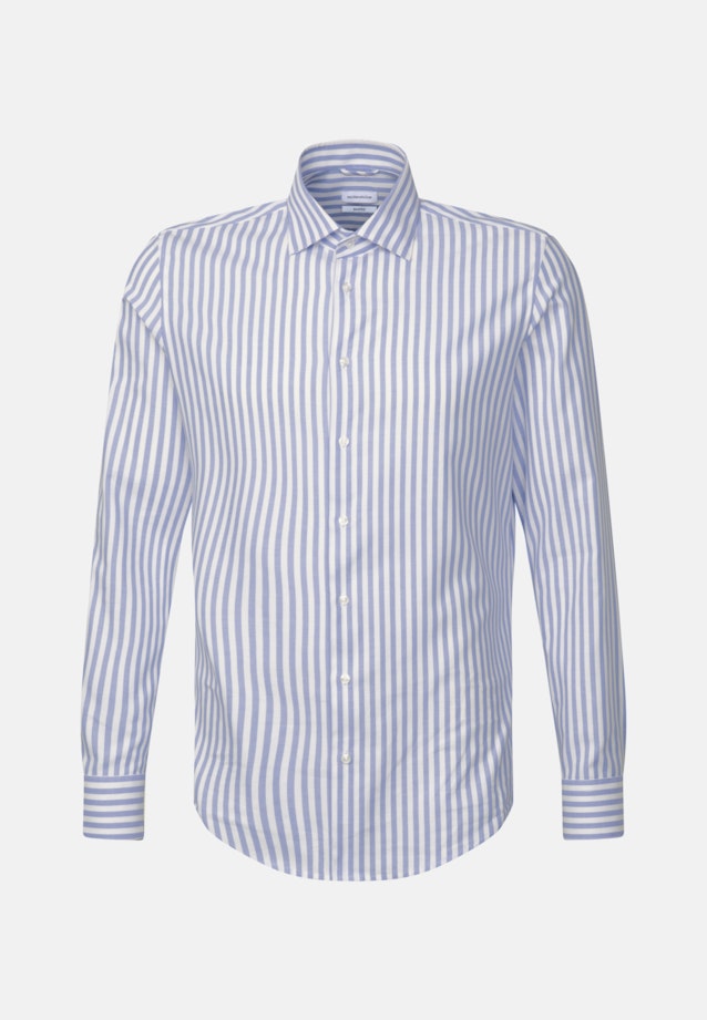 Shaped Chemise d'affaires rayures in Bleu Clair |  Seidensticker Onlineshop