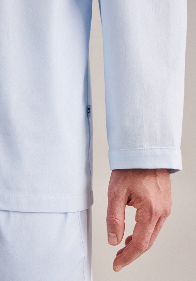 Pyjama aus 100% Baumwolle in Hellblau |  Seidensticker Onlineshop