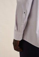 Regular Business Hemd Karo in Lila |  Seidensticker Onlineshop