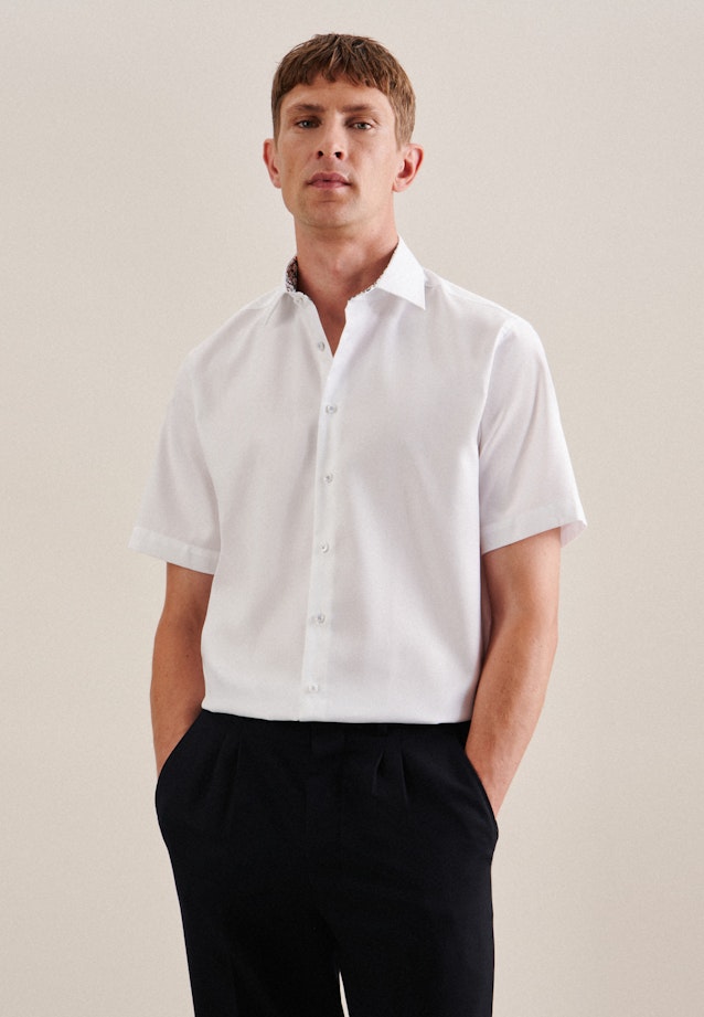 Regular Business shirt Uni in White |  Seidensticker Onlineshop