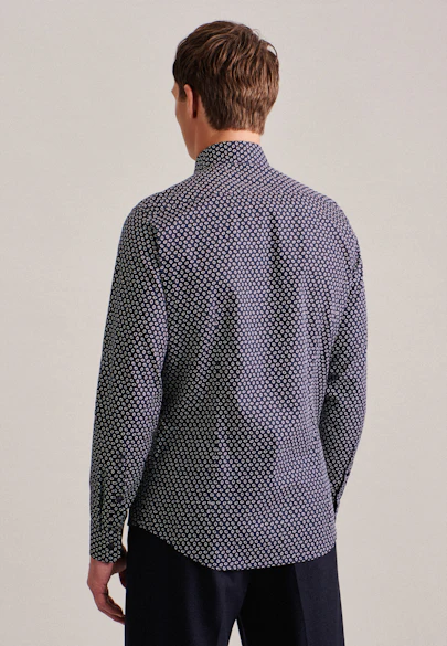 Shaped Chemise d'affaires Imprimé in Bleu Foncé |  Seidensticker Onlineshop