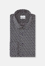 Shaped Business Hemd Druck in Dunkelblau |  Seidensticker Onlineshop