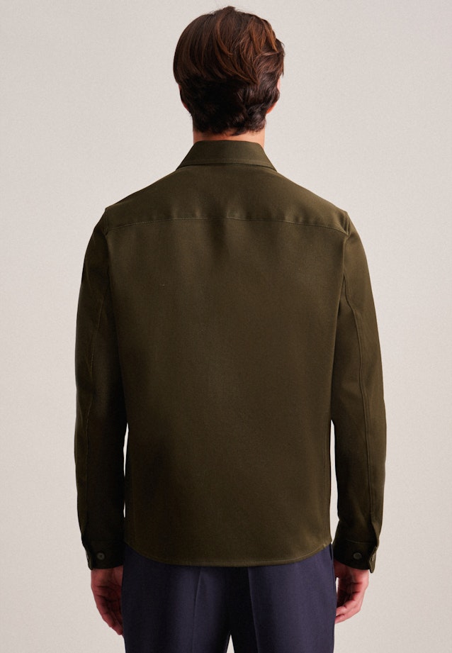 Kragen Jacke in Grün |  Seidensticker Onlineshop