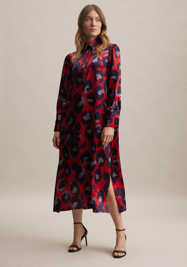 Satin Maxi Kleid in Rot |  Seidensticker Onlineshop