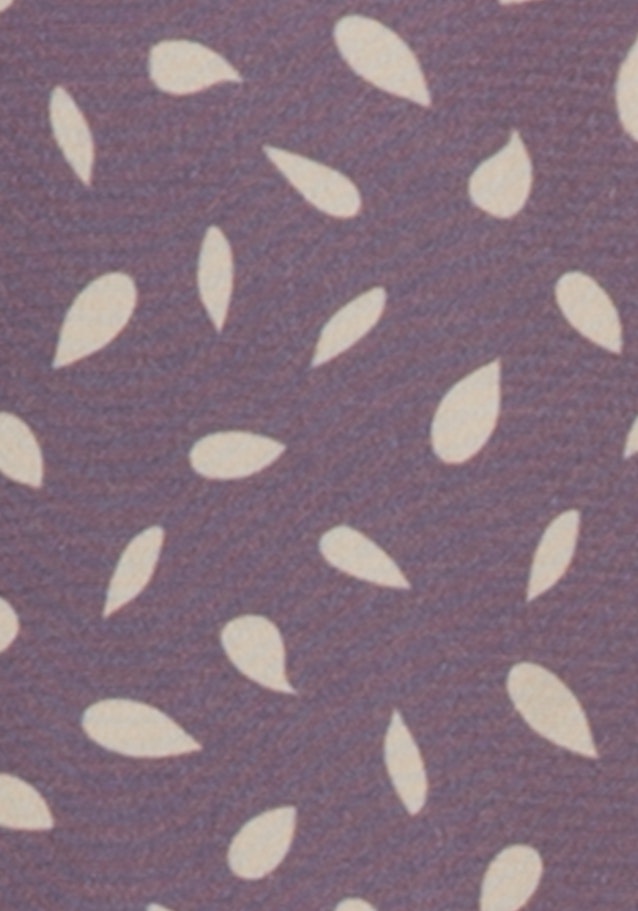 Long sleeve Crepe Stand-Up Blouse in Purple |  Seidensticker Onlineshop