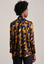 Shirt blouse Print in Green |  Seidensticker Onlineshop